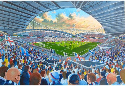 University of Bolton Stadium Fine Art Print - Bolton Wanderers FC